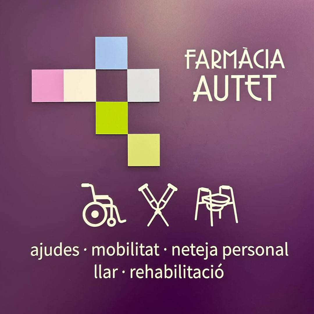 Farmàcia Autet: ajudes · mobilitat · neteja personal · llar · rehabilitació