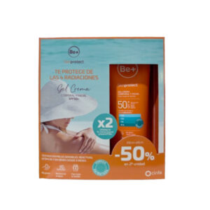 BE+ SKINPROTECT GEL CREMA CORPORAL I FACIAL SPF50+ DUPLO