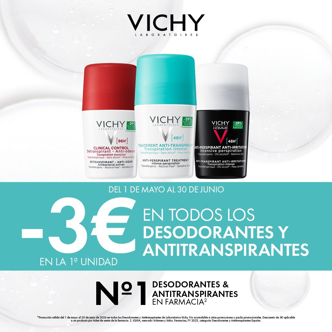 PROMOCIÓ VICHY DESODORANTS