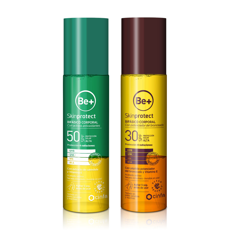 BE+ SKINPROTECT BIFÀSICS CORPORALS